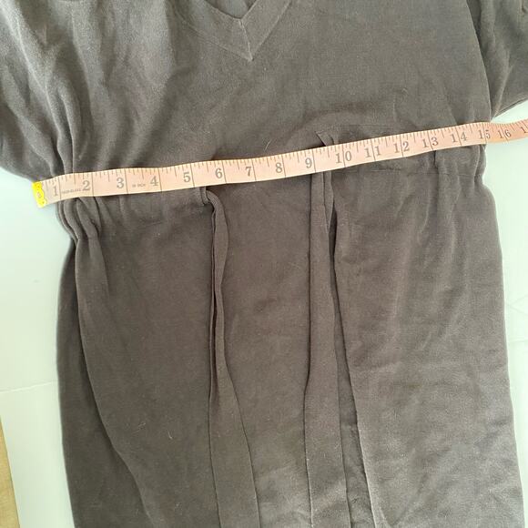 Theory Women's Annya Align Black Tie Waist Dress Size Small Minimalist - Picture 9 of 10